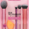 Makeup Brush Set, Real Techniques Brushes, professional makeup brushes, everyday essentials brush kit, face brush set, cheek brush, eye makeup brush, miracle complexion sponge, beauty tools